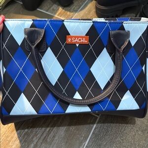 SACHI Blue and Black insulated with Argyle Design